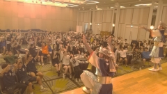 最後はかけ声に合わせてカチャーシーを皆で踊りました。