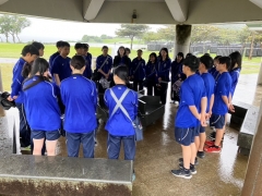 平和祈念公園を訪れ、沖縄戦について学びを深めました。